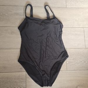 Hurley Black One-Piece Swimsuit With Clasic Tank Design UPF 50  - Women's Swim